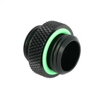 Barrow taisnais adapteris G1/4 collas AG uz G1/4 collas AG, 5mm - melns