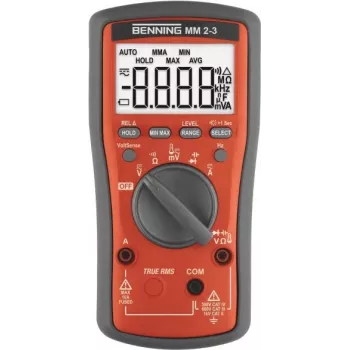 Benning MM 2-3 rokas multimetrs digitālais CAT II 1000 V, CAT III 600 V, CAT IV 300 V, displejs (skaitījumi): 6000 (044693)