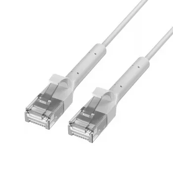 Patchvads Cat.6A U/FTP 1Gbps vara vītā pāra tīkla kabelis, šķelts gals 2m balts