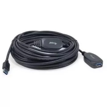 Equip 133347 USB pagarinātājkabelis USB 3.2 Gen 1 10 m USB A Melns