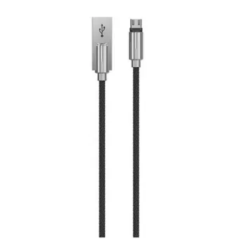USB lādēšanas/datu kabelis Devia Storm Series Cinka sakausējums 5V 2.1A 1 m