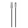 USB lādēšanas/datu kabelis Devia Storm Series Cinka sakausējums 5V 2.1A 1 m