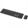 Logitech 920-012483 tastatūra ar peli, biroja komplekts, RF bezvadu + Bluetooth, QWERTZ vācu izkārtojums, grafīta krāsa