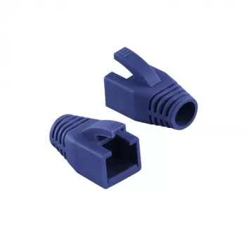 Logilink RJ45 spraudņa stresa mazināšanas uzgalis, 8,0 mm (50 gab.) | MP0035B | Zils