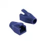 Logilink RJ45 spraudņa stresa mazināšanas uzgalis, 8,0 mm (50 gab.) | MP0035B | Zils