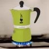 Bialetti Rainbow Moka krūze Melna, Zaļa