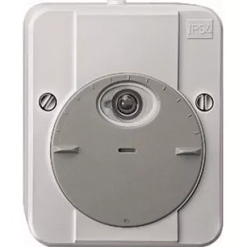 Merten 544894 slēdzis — Pelēks, 230 V AC, 10 A, IP54, 80×47×97 mm