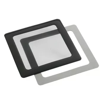 DEMCiflex DF0002 putekļu filtrs 80 mm, kvadrātveida, melns/melns