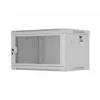Lanberg sienas skapis 19 inch 6U 600x450 mm, pelēks, perforētas durvis