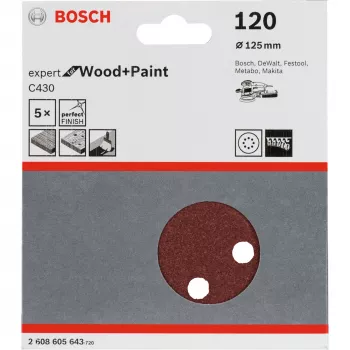 Bosch C430 Expert slīpēšanas loksne kokam un krāsai