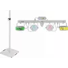 LED lāzera stieņu komplekts EUROLITE KLS ar BPS-3 skaļruņu statīviem, balts