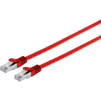 Tīkla kabelis ShiverPeaks 75525-SLR CAT7 U/FTP plakans RJ45 15m sarkans