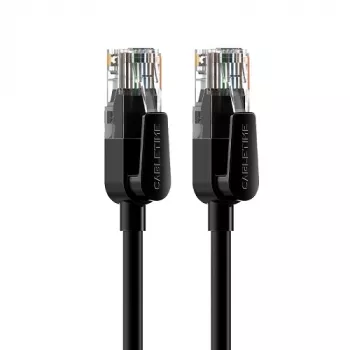 Tīkla vads CABLETIME Cat6 UTP, 8 m, melns