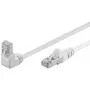 Wentronic Goobay CAT 5e Patch Kabelis 1x 90° leņķa, F/UTP, Balts, 3 m - CCA Vara Maisījums, 1x RJ45-Spraudnis 90° (8P8C) (94180)