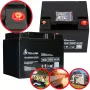 UPS akumulators Extralink Accumulator AGM 12V 45Ah — noslēgts svina-skābes (VRLA), 1 gab., melns