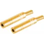 ShiverPeaks BS50800-G2 vadu savienotājs 6,3 mm zelts sievišķais 2 gab.