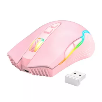 Spēļu pele Onikuma CW905 Rozā 2.4G Bezvadu