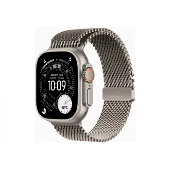 Apple Watch Ultra 3 GPS + Cellular 49mm Dabīgā Titāna Korpuss ar Dabīgā Titāna Milānas Cilpu - Vidējs