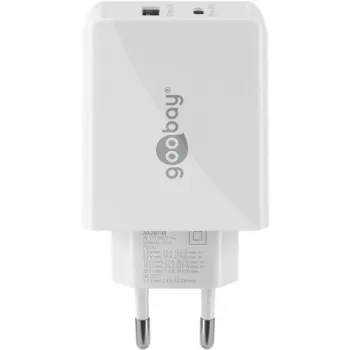 Goobay Dual USB-C™ PD (Power Delivery) ātrais lādētājs (30 W) (61674)