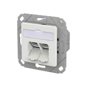 METZ CONNECT Savienojuma ligzda E-DAT C6A LSA++ 2 Ports UPk verkehrswei