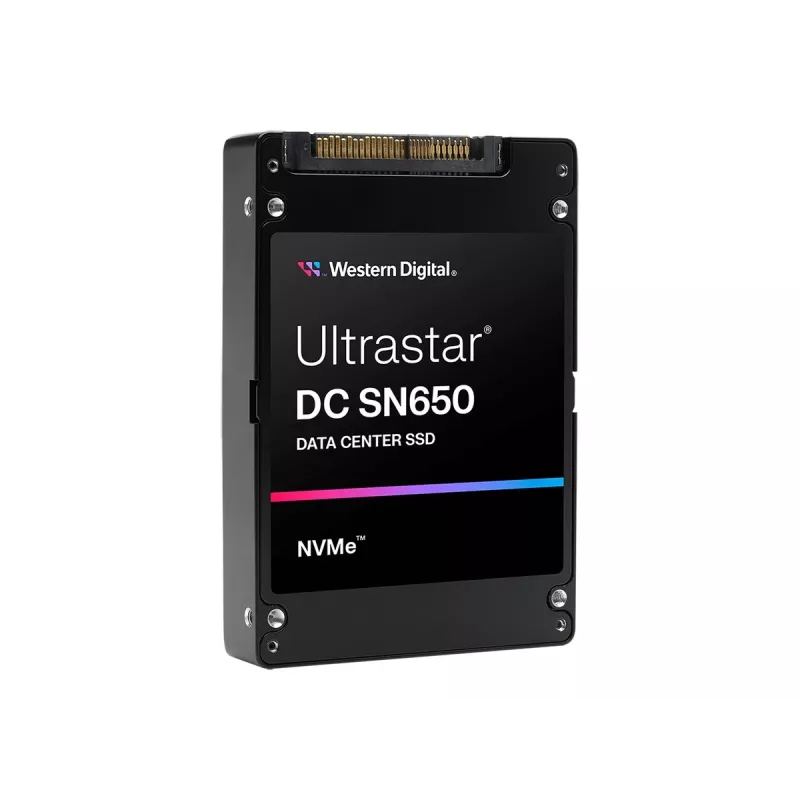 SSD disks WESTERN DIGITAL Ultrastar DC SN650 7680GB U.3 PCIe 4.0 NVMe TLC ISE