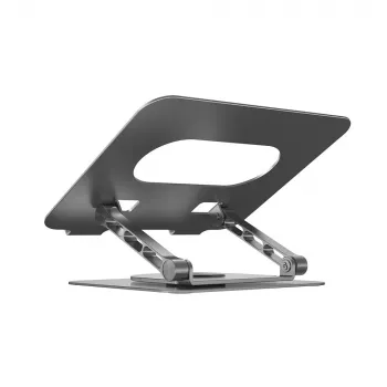 Piezīmjdatora statīvs Unitek OT180SL01 Alumīnijs 25.4–40.6 cm (10–16 collu) ekrāniem, 360° rotācija, 0–180° slīpums