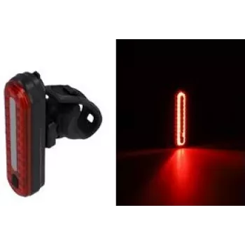 FISCHER Velosipēda LED bremžu gaisma 50641 – 50 LED, bateriju darbināma aizmugurējā drošības gaisma
