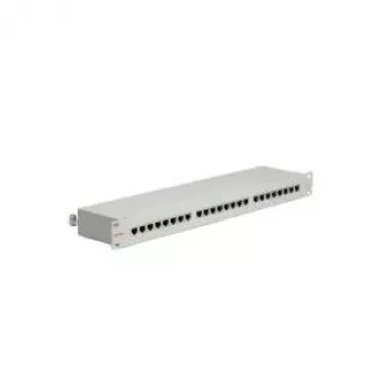 ROLINE 48,3 cm (19 inch)-Patchpanel 1 HE, 24 Porti, Cat.5e, Pelēks (26.11.0329)