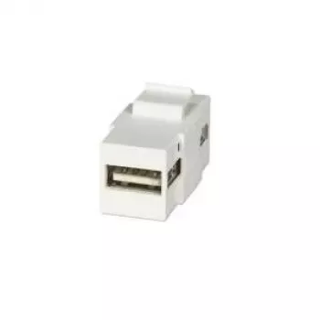Lindy USB A uz A Keystone modulis, balts