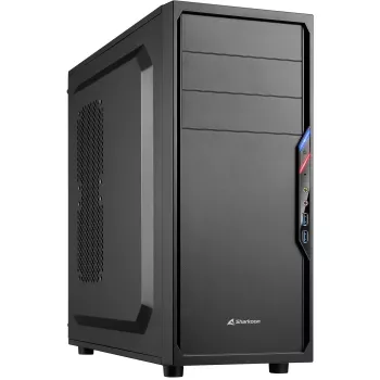 PC korpuss Sharkoon VS4-V Midi Tower Melns