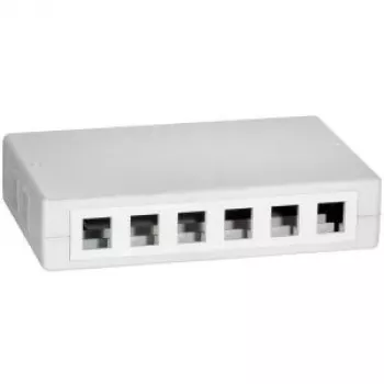 LOGILINK Keystone virsmas montāžas kārba 12 portu UTP, balta (NK4033)