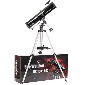 Refraktora teleskops Skywatcher BK 1309 EQ2 — 130 mm apertūra, 900 mm fokusa attālums