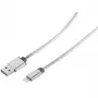 ROLINE - iPad/iPhone/iPod uzlādes/datu kabelis - Lightning / USB - USB Type A, 4-pin (vīriešu) - Lightning (vīriešu) - 1,8 m - Ekranēts - (USB/USB 2.0) - Balts (11.02.8322)