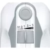 Rokas mikseris Bosch MFQ36400 — 450 W, 5 ātrumi, turbo, 1,3 m vads, pelēks/balts