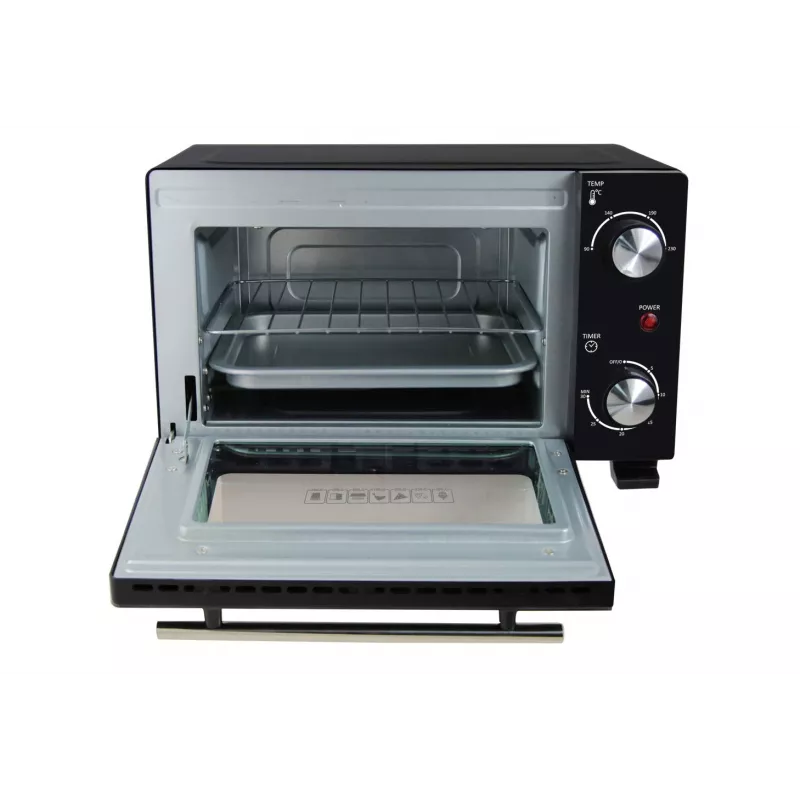 Mini krāsns ESPERANZA EKO007N, 10 L, 800 W, melna, max 250°C, mehāniskais taimeris 30 min
