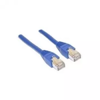 Wentronic Goobay CAT 5e Patch Kabelis, SF/UTP, Zils, 2 m - CCA Vara Maisījums (68055)