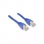Wentronic Goobay CAT 5e Patch Kabelis, SF/UTP, Zils, 2 m - CCA Vara Maisījums (68055)
