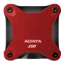 Ārējais SSD ADATA SD620 1 TB, portatīvais, USB 3.2 Gen 2 (Micro-USB B), lasīšana 520 MB/s, rakstīšana 460 MB/s, triecienizturīgs, sarkans