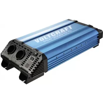 VOLTCRAFT invertors PSW 2000-12-G 2000 W 12 V/DC - 230 V/AC tīrs sinusvilnis (VC-14490410)