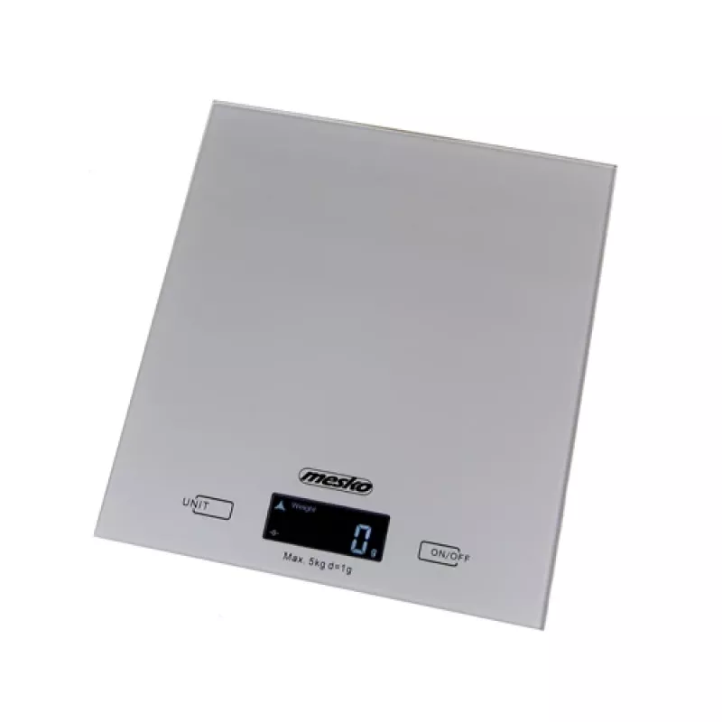Virtuves svari Mesko MS 3145, 5 kg, 1 g, LCD, sudraba