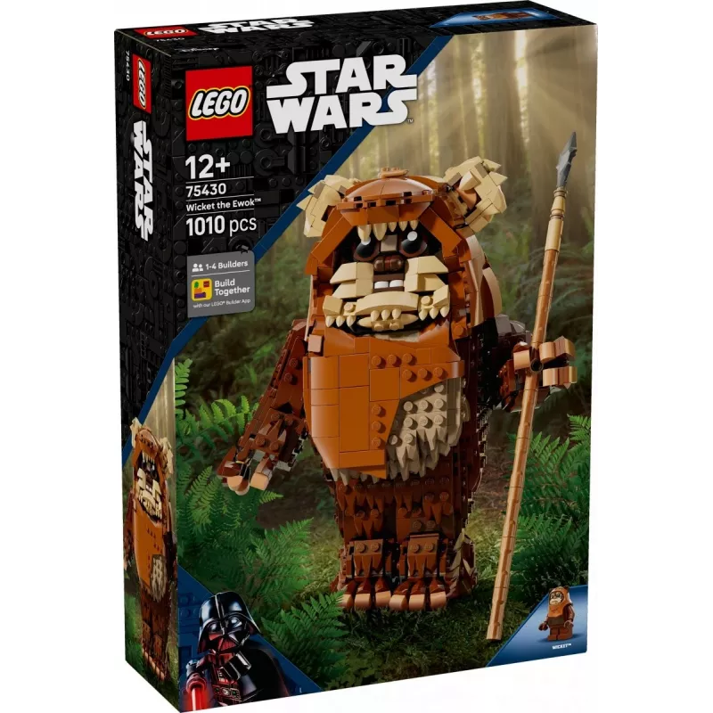 LEGO Star Wars Construct Wicket the Ewok 75430 būvkomplekts — 1010 gabali, 230 mm modelis, vecumam 12+