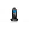 Motorola C1001CB+ DECT bezvadu tālrunis ar zvanu bloķēšanu, zvanītāja ID, brīvroku režīmu, melns