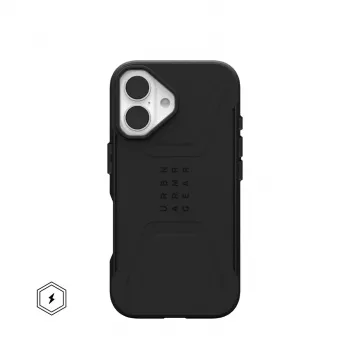 Urban Armor Gear Civilian mobilā telefona maciņš 15.5 cm (6.1 inch) Vāciņš Melns