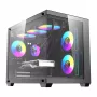 Datora korpuss DarkFlash B275 PRO (melns) ar 6 iebūvētiem ventilatoriem