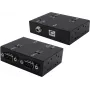 USB 2.0 uz 2-portu RS-232 adaptera kabelis Exsys EX-13072HM metāla korpuss