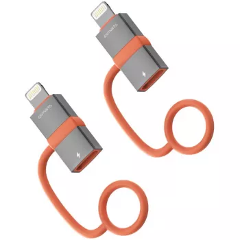 USB-C uz Lightning adapteris 4smarts 541522, 27W PD, 2 iepakojumā