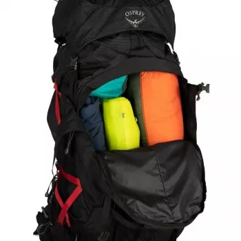 Osprey Aether Plus 85 Trekking mugursoma L/XL Melna