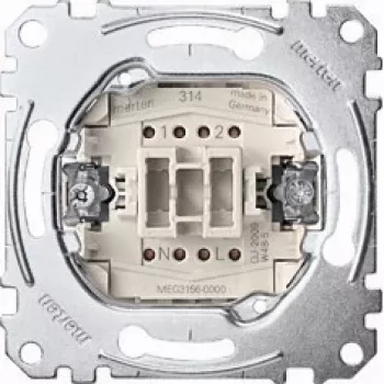 MERTEN Taster-Einsatz MEG3156-0000 mit N-Klemme 10 A AC 250 V MEG3156-0000 MEG3156-0000 (MEG3156-0000)