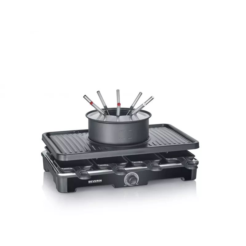 Raclette Grils Severin RG 2347 8 Personām 1400 W Melns