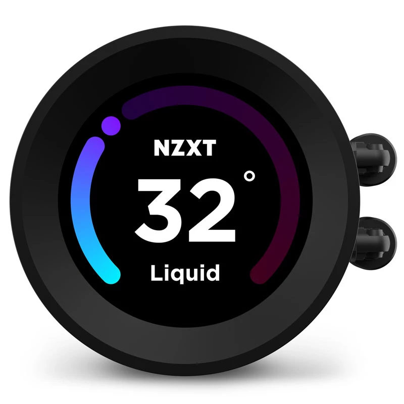 Visu vienā šķidruma dzesētājs NZXT Kraken Elite 280 14 cm Melns